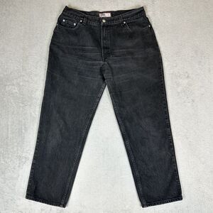 Vintage OLD NAVY Women's 18 R Bootcut High Rise Mom Jeans 34x30 Faded Black